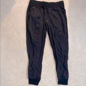 Lululemon Athletica Black Dance Studio Joggers with Elastic Waistband